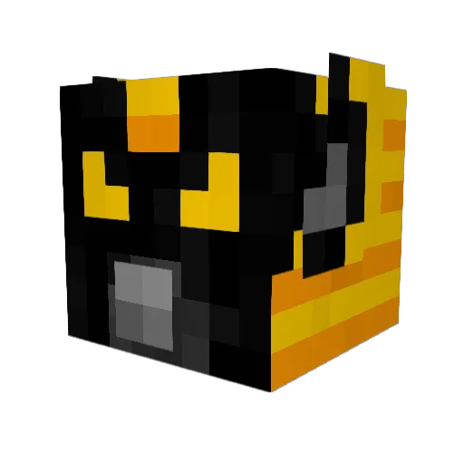 Subarey Minecraft avatar head, 3D render