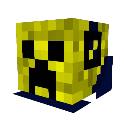 Subatomickey381 Minecraft avatar head, 3D render