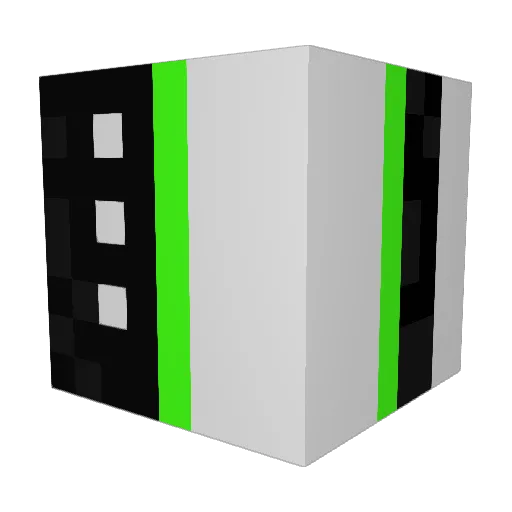 Subject103 Minecraft avatar head, 3D render