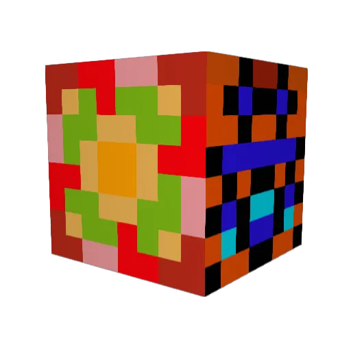 Subject_Name Minecraft avatar head, 3D render