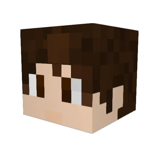 Sublim3Const Minecraft avatar head, 3D render