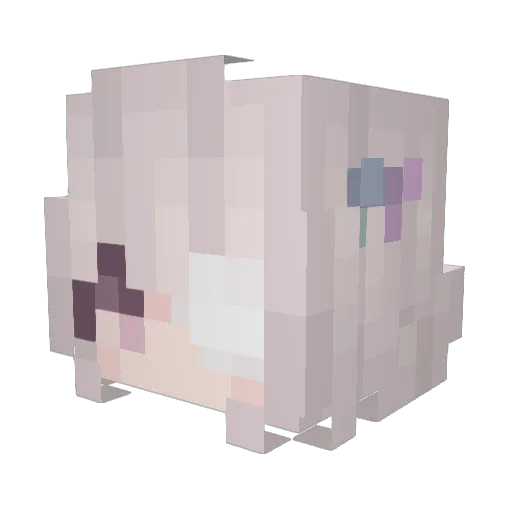 SublimeAngel101 Minecraft avatar head, 3D render
