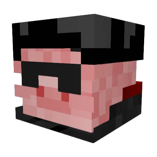 Sublimen01 Minecraft avatar head, 3D render
