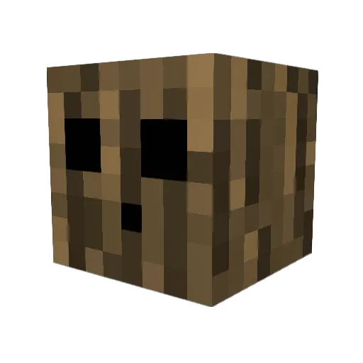Submarin1 Minecraft avatar head, 3D render