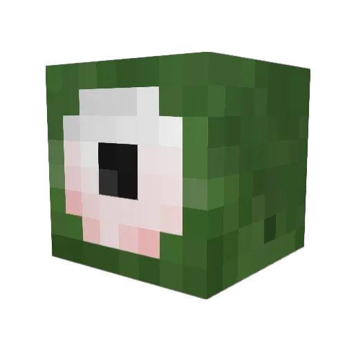 SubparHosting Minecraft avatar head, 3D render