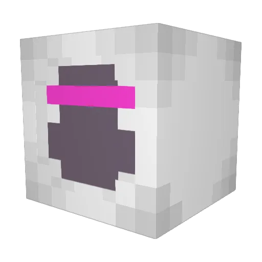 Subportress Minecraft avatar head, 3D render