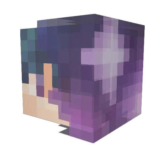 SubsetOfNull Minecraft avatar head, 3D render