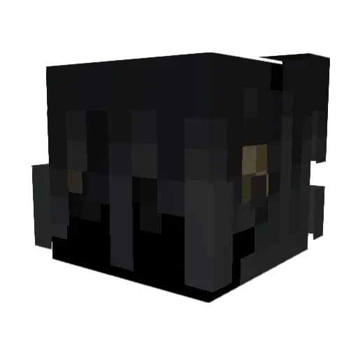 Subsways Minecraft avatar head, 3D render