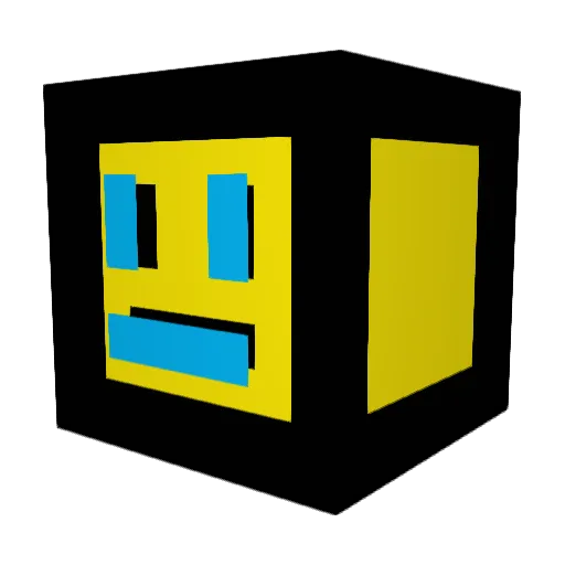 SubtoJaxGD Minecraft avatar head, 3D render
