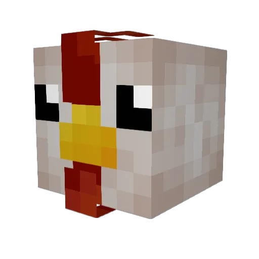 Subuk_Rw Minecraft avatar head, 3D render