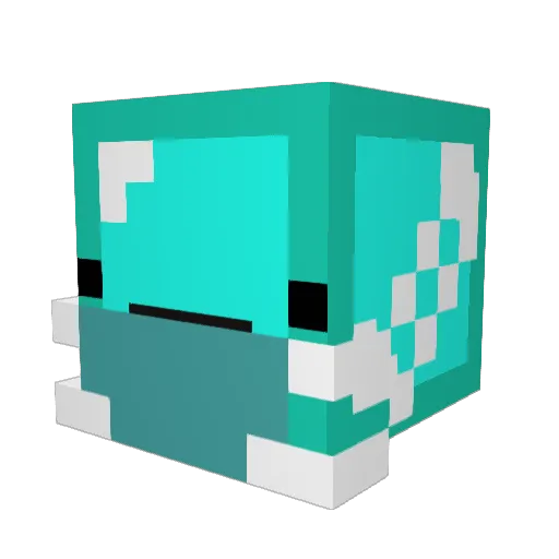 Subuta_1064 Minecraft avatar head, 3D render