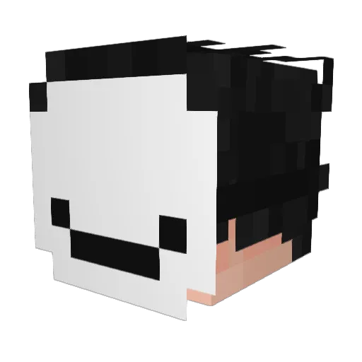 Subutzki_ Minecraft avatar head, 3D render