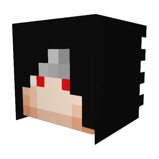 Subwolf1979 Minecraft avatar head, 3D render