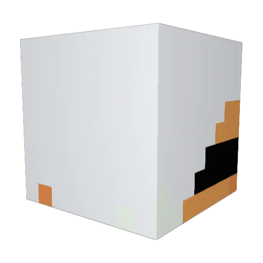 Subzerr0o Minecraft avatar head, 3D render