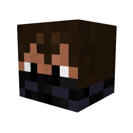 SuccMeLikeKirby Minecraft avatar head, 3D render