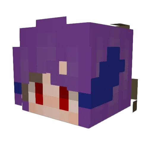 Succubus___ Minecraft avatar head, 3D render