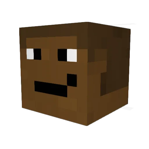 SucculentScreams Minecraft avatar head, 3D render