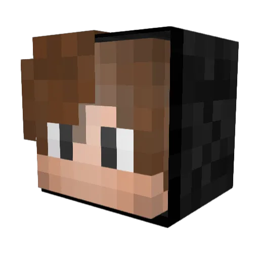 SuchArmando Minecraft avatar head, 3D render