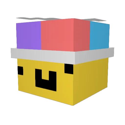 Suchitaiii Minecraft avatar head, 3D render