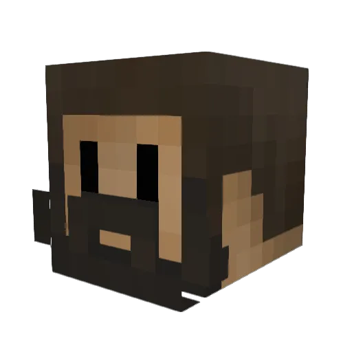 SuchlikePanda49 Minecraft avatar head, 3D render