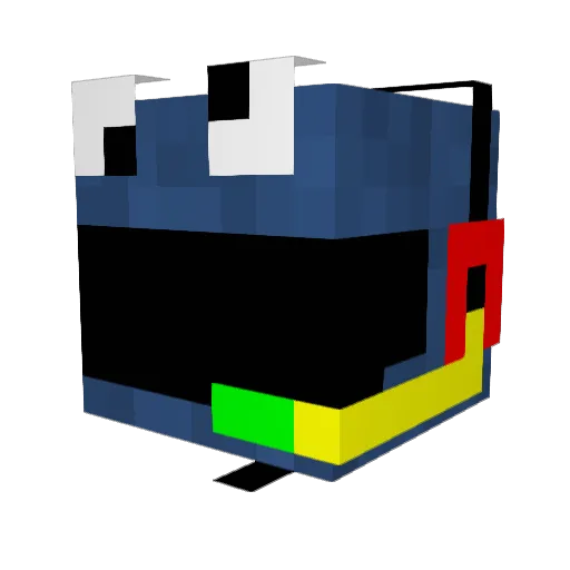 SuchneartoBread Minecraft avatar head, 3D render