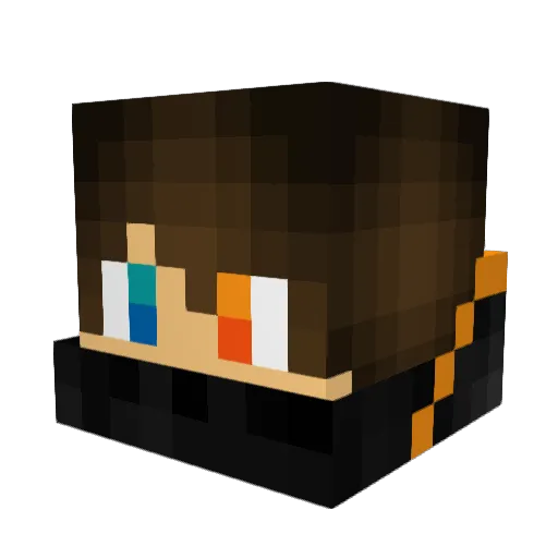 SuchtEuchWasAus Minecraft avatar head, 3D render
