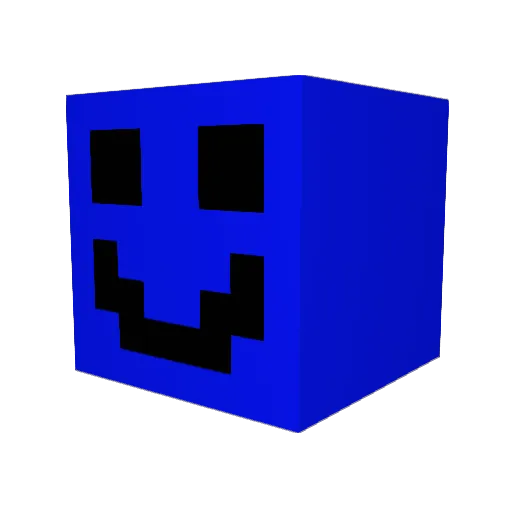SuchtieLP Minecraft avatar head, 3D render
