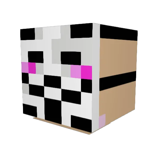 SuckMyRitchard Minecraft avatar head, 3D render