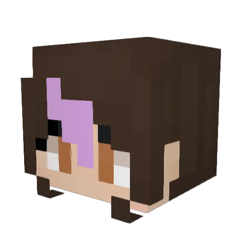 Suco_D_Laranja Minecraft avatar head, 3D render
