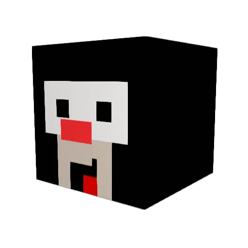 SucukIsMyWorst Minecraft avatar head, 3D render