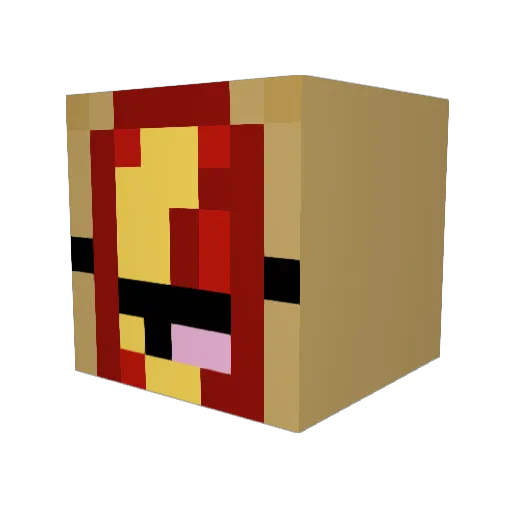 Sucukmaster88 Minecraft avatar head, 3D render