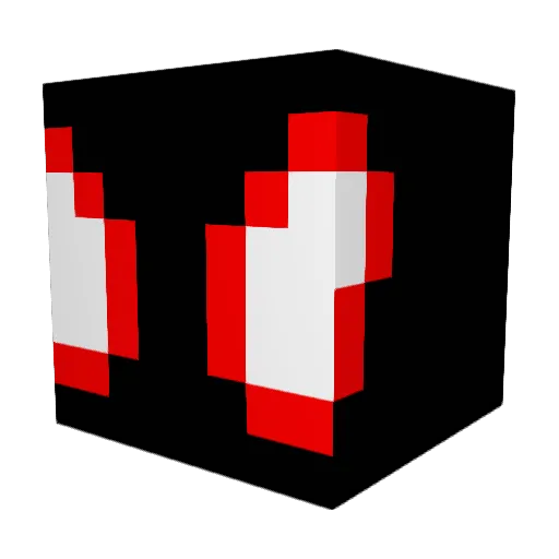 Sucundeez Minecraft avatar head, 3D render