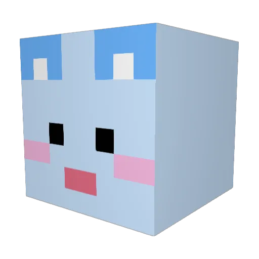 SudamSudam Minecraft avatar head, 3D render