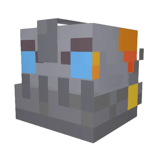SuddenlySam Minecraft avatar head, 3D render