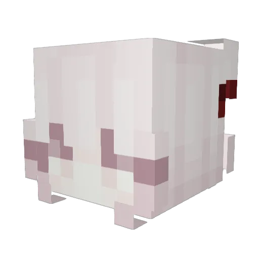 Sudity Minecraft avatar head, 3D render