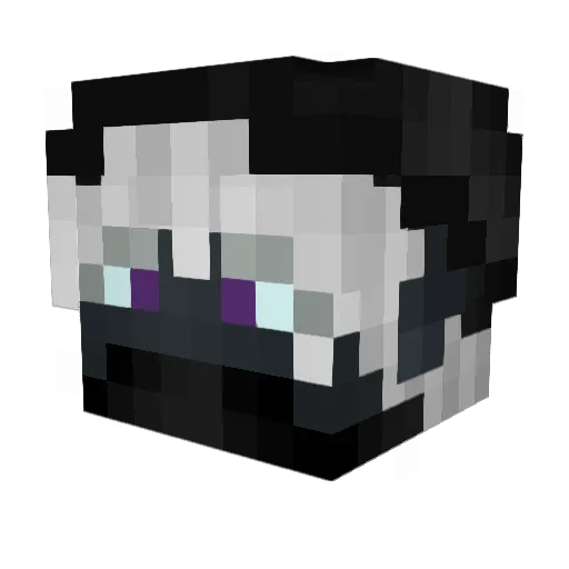 SudoFloof Minecraft avatar head, 3D render