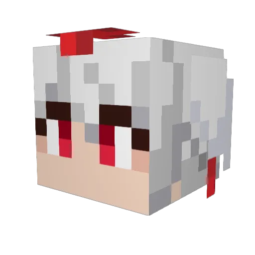 Sudo_ Minecraft avatar head, 3D render