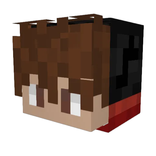 Sudonyx Minecraft avatar head, 3D render