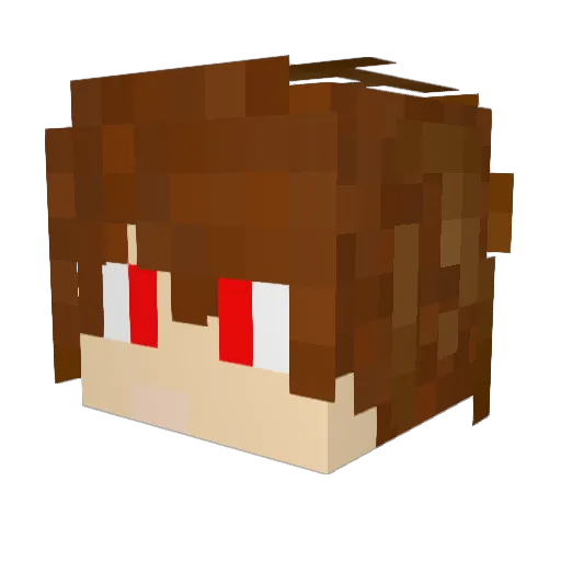 SudruhZemiak Minecraft avatar head, 3D render