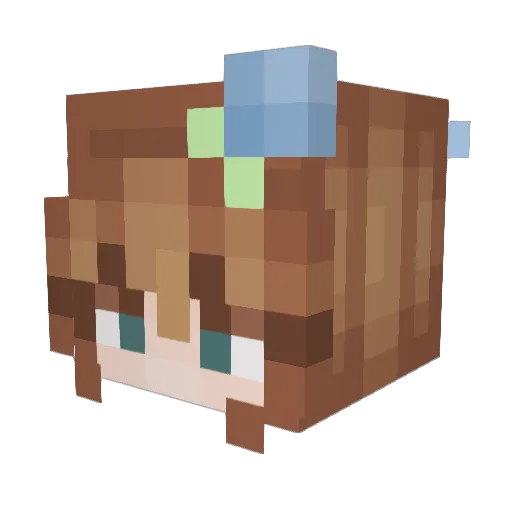 SudsyPenguin296 Minecraft avatar head, 3D render