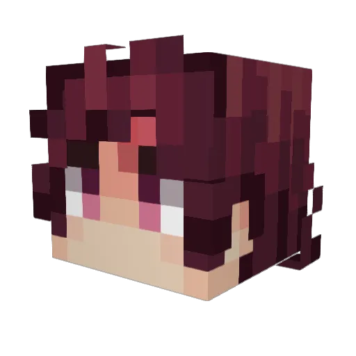 SuedeShoes Minecraft avatar head, 3D render