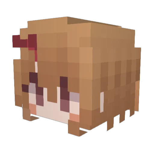 Suer_47 Minecraft avatar head, 3D render
