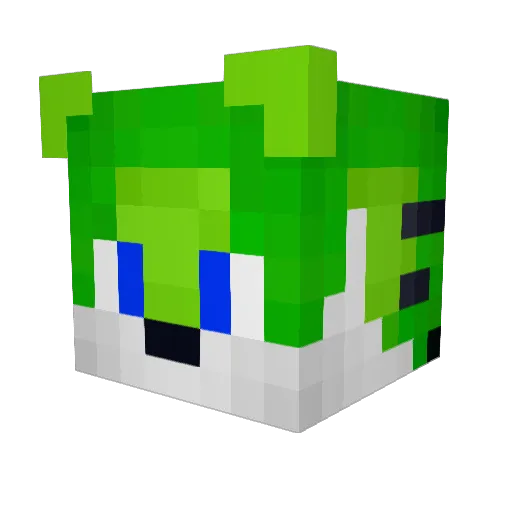 Suesteve Minecraft avatar head, 3D render