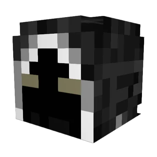 SufferMyEnding Minecraft avatar head, 3D render