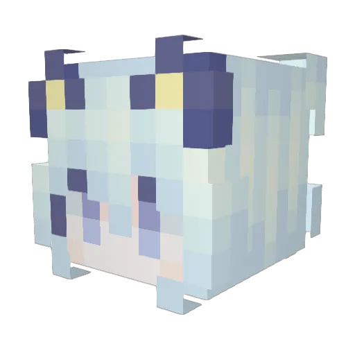 Sufocate8 Minecraft avatar head, 3D render