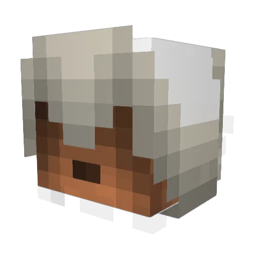 SugaLante Minecraft avatar head, 3D render