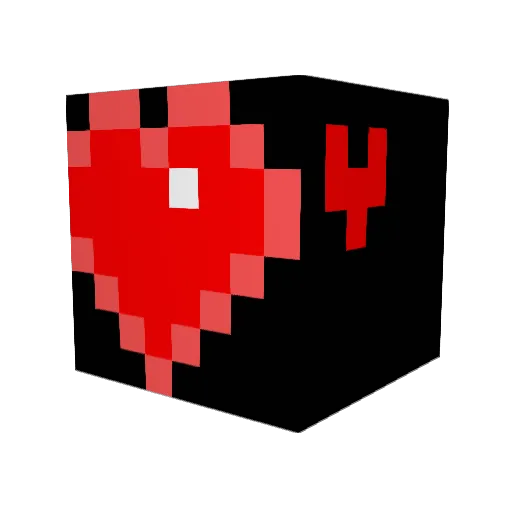 Sugajaraaa Minecraft avatar head, 3D render