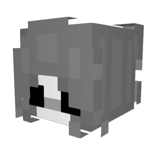 Sugar24245 Minecraft avatar head, 3D render
