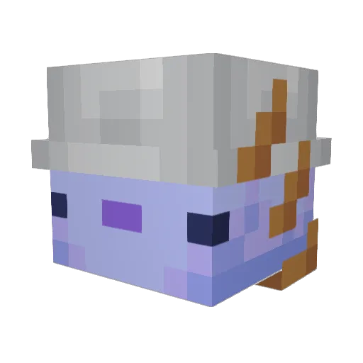 Sugar69 Minecraft avatar head, 3D render