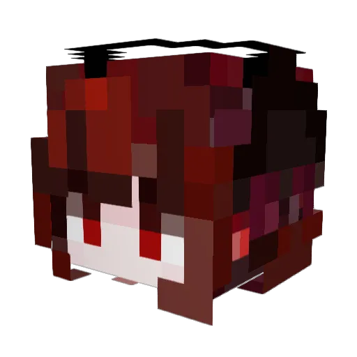 SugarBaby556 Minecraft avatar head, 3D render